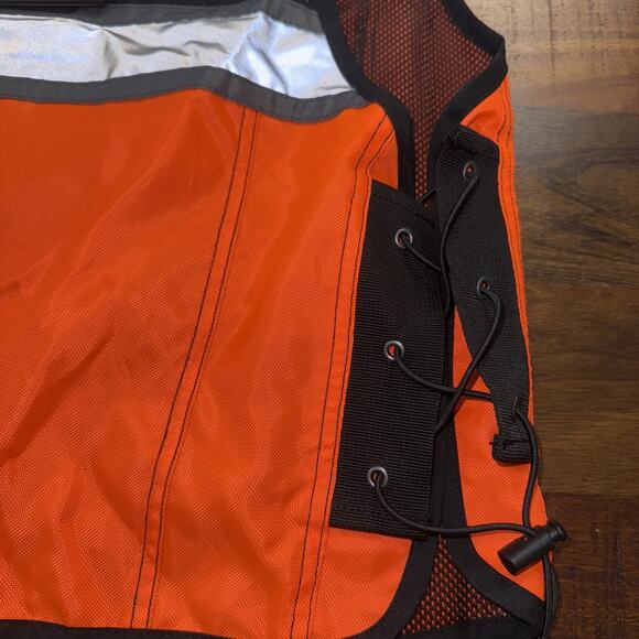 Harley Davidson Motorcycles Hi-Vis Orange Riding Vest 98172-08VM Men’s Size 3XL - Picture 4 of 6